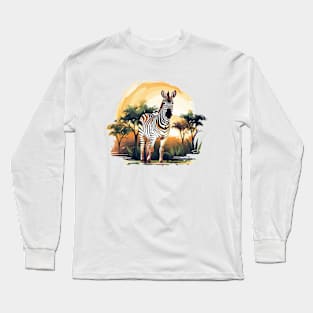 Zebra Lover Long Sleeve T-Shirt